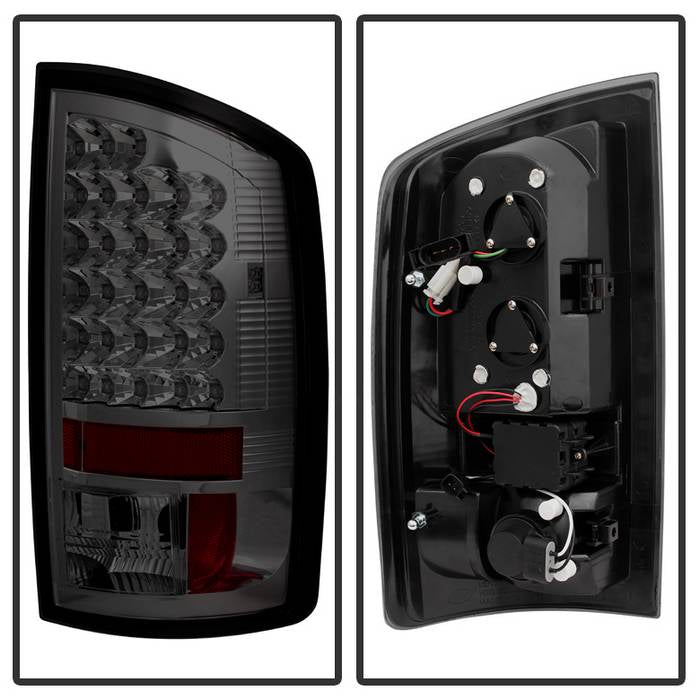 Spyder Dodge Ram 07-08 1500/Ram 07-09 2500/3500 LED Tail Lights Smoke ALT-YD-DRAM06-LED-SM 5002655