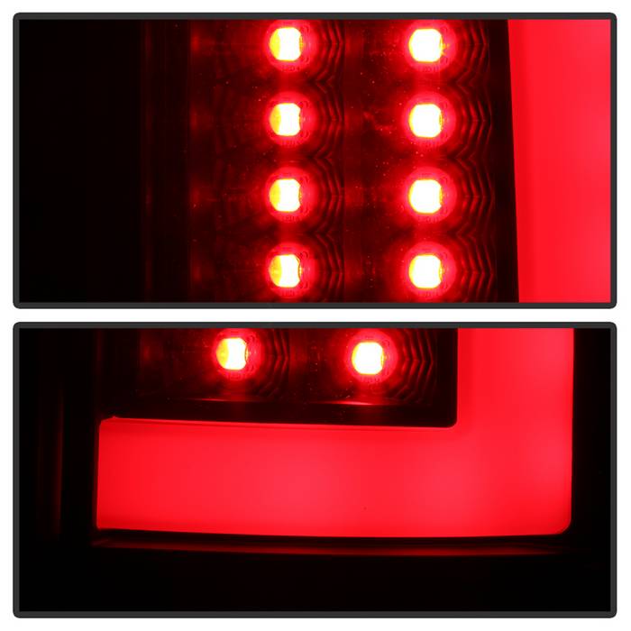 Spyder 07-09 Dodge Ram 2500/3500 V3 Light Bar LED Tail Lights - Black (ALT-YD-DRAM06V3-LBLED-BK) 5084262