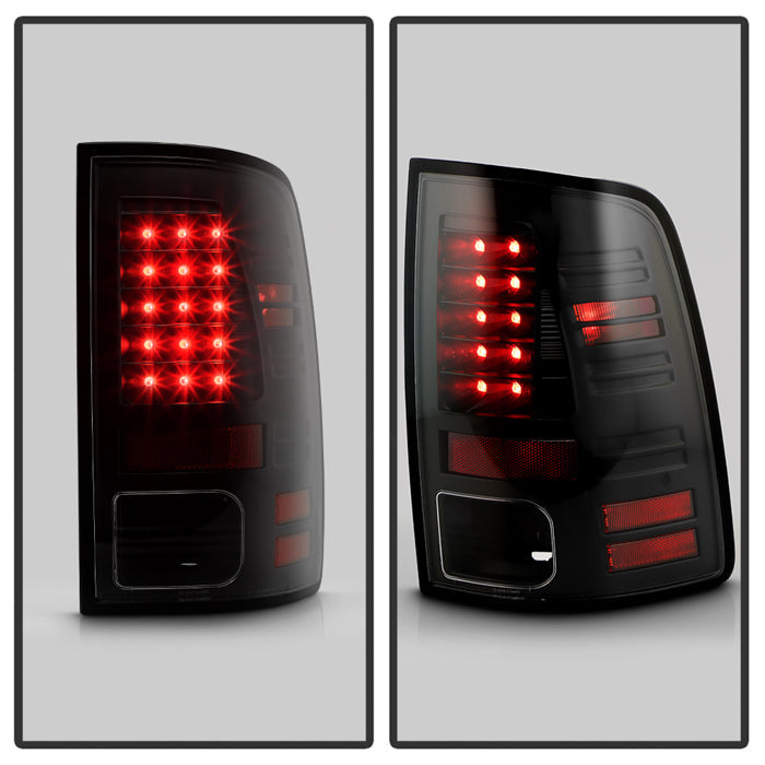 Spyder Dodge Ram 1500 09-18/2500/3500 10-18 LED Tail Lights - Incandescent Model Only - Black 5085900