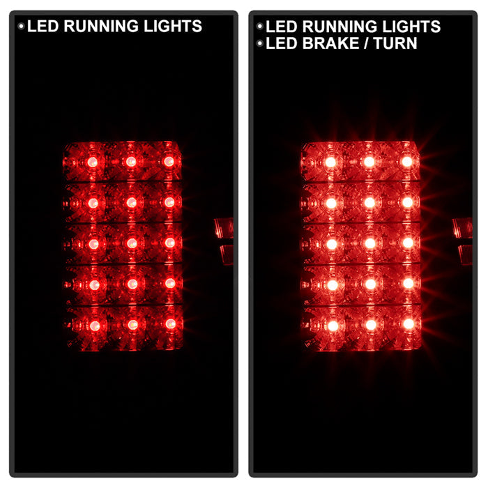 Spyder Dodge Ram 1500 09-14 LED Tail Lights Incandescent- Blk Smke ALT-YD-DRAM09-LED-BSM 5078124