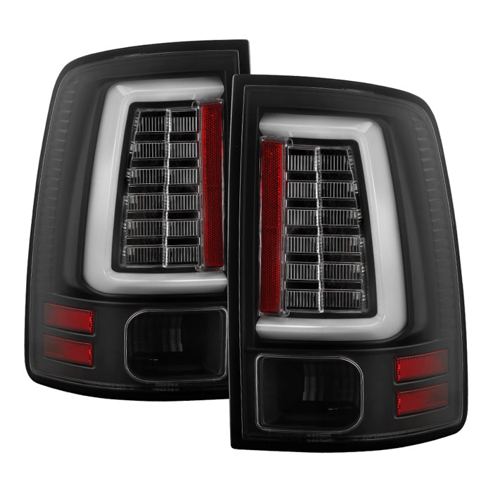 Spyder Dodge Ram 09-18 LED Tail Lights - All Black ALT-YD-DRAM09V2-LED-BKV2 (Incandescent Only) 5085917