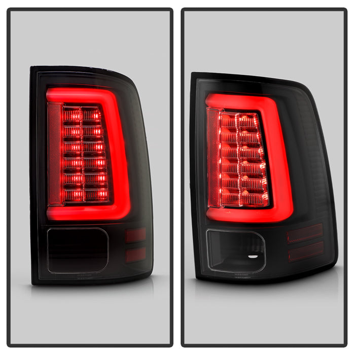 Spyder Dodge Ram 09-18 LED Tail Lights - All Black ALT-YD-DRAM09V2-LED-BKV2 (Incandescent Only) 5085917