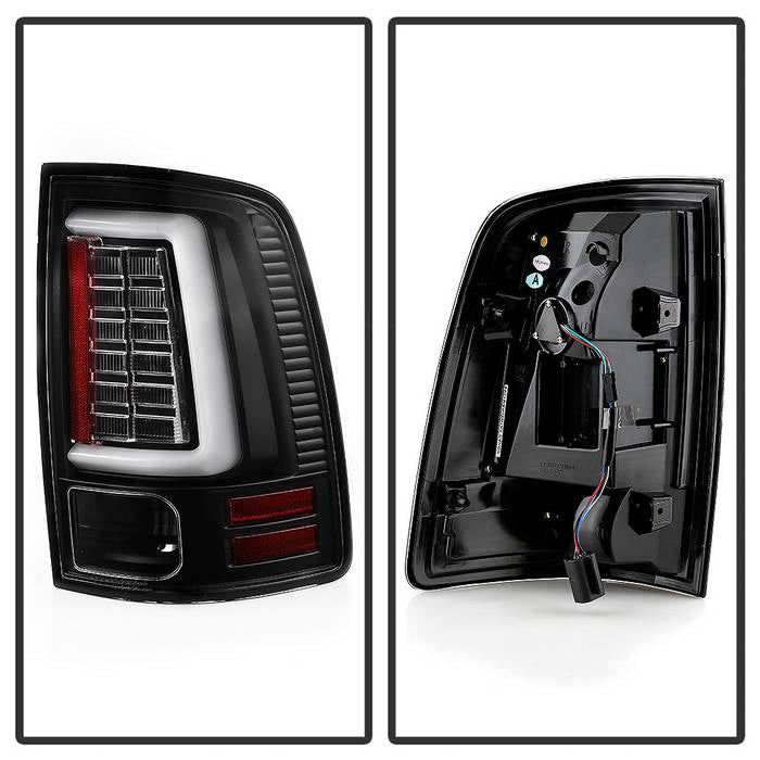 Spyder Dodge Ram 2013-2014 Light Bar LED Tail Lights - All Black ALT-YD-DRAM13V2-LED-BKV2 5085931