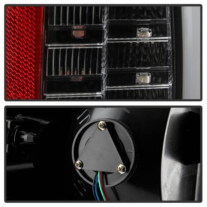 Spyder Dodge Ram 2013-2014 Light Bar LED Tail Lights - All Black ALT-YD-DRAM13V2-LED-BKV2 5085931