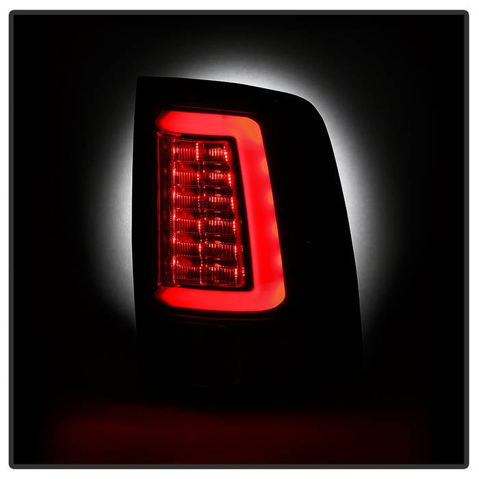 Spyder Dodge Ram 2013-2014 Light Bar LED Tail Lights - All Black ALT-YD-DRAM13V2-LED-BKV2 5085931