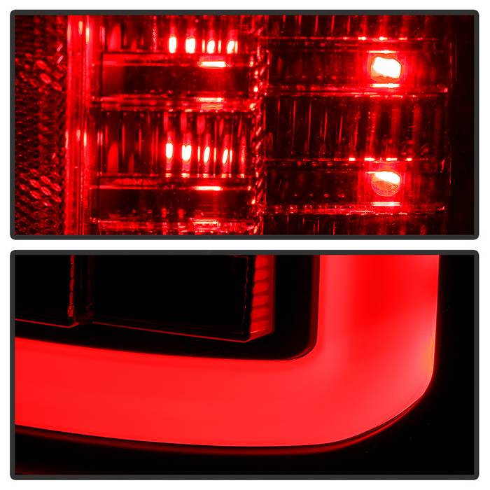 Spyder Dodge Ram 2013-2014 Light Bar LED Tail Lights - All Black ALT-YD-DRAM13V2-LED-BKV2 5085931
