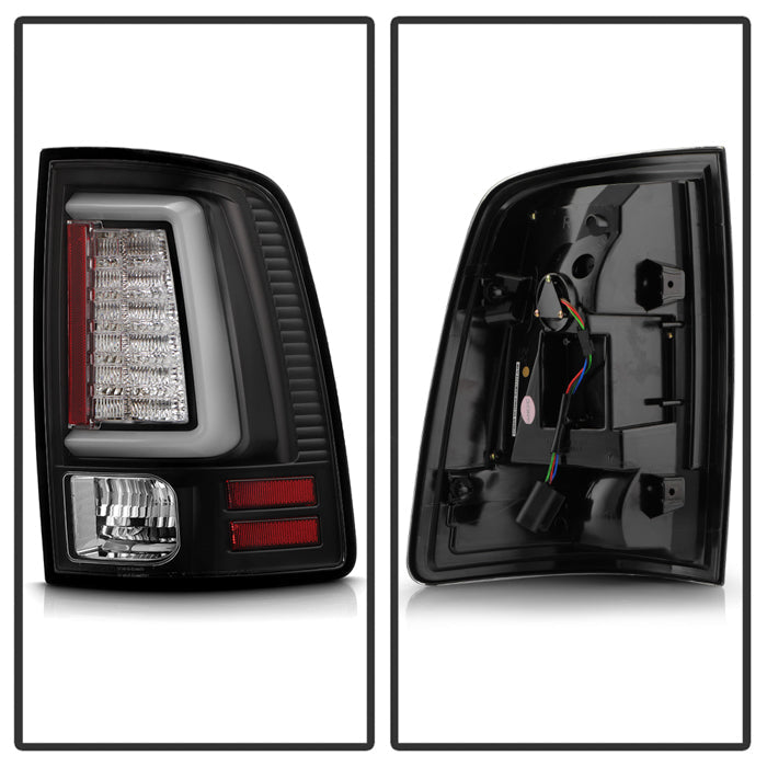 Spyder Dodge Ram 2013-2014 Light Bar LED Tail Lights - Black ALT-YD-DRAM13V2-LED-BK 5084057