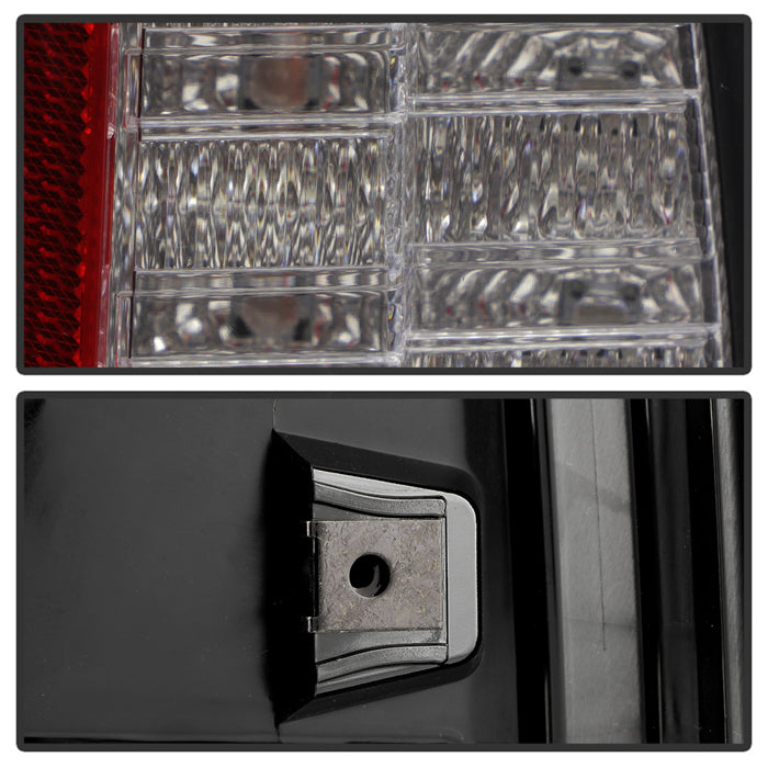 Spyder Dodge Ram 2013-2014 Light Bar LED Tail Lights - Black ALT-YD-DRAM13V2-LED-BK 5084057