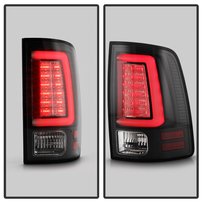 Spyder Dodge Ram 2013-2014 Light Bar LED Tail Lights - Black ALT-YD-DRAM13V2-LED-BK 5084057