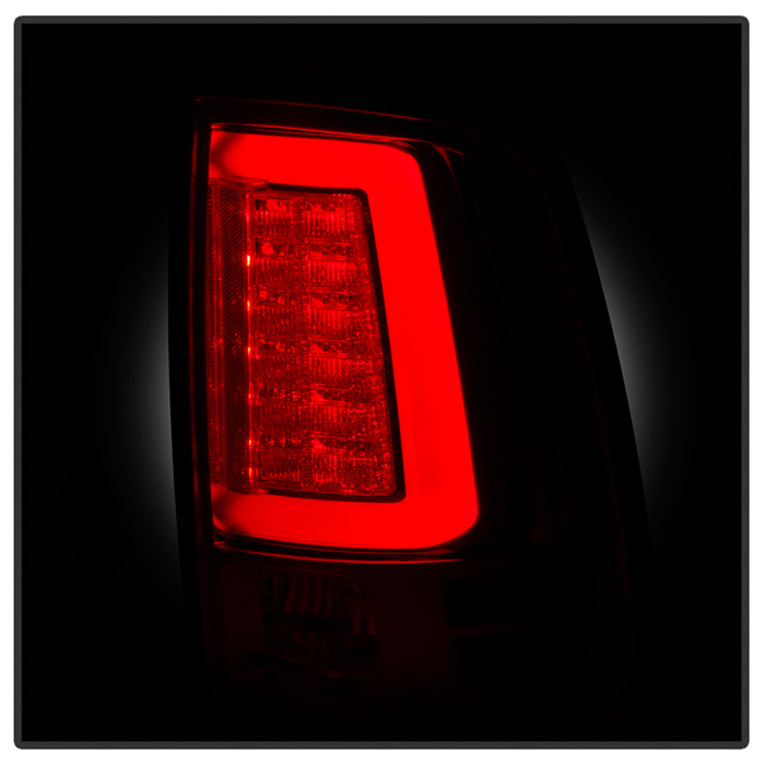 Spyder 13-14 Dodge Ram 1500 LED Tail Lights - Red Clear ALT-YD-DRAM13V2-LED-RC 5084071