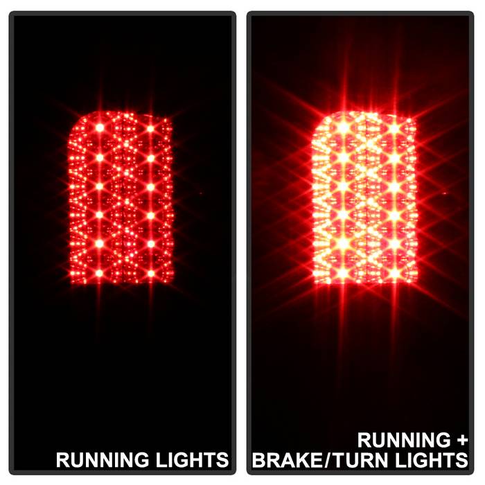 Spyder Dodge Ram 1500 94-01/Ram 2500/3500 94-02 LED Tail Lights Black ALT-YD-DRAM94-LED-BK 5002693