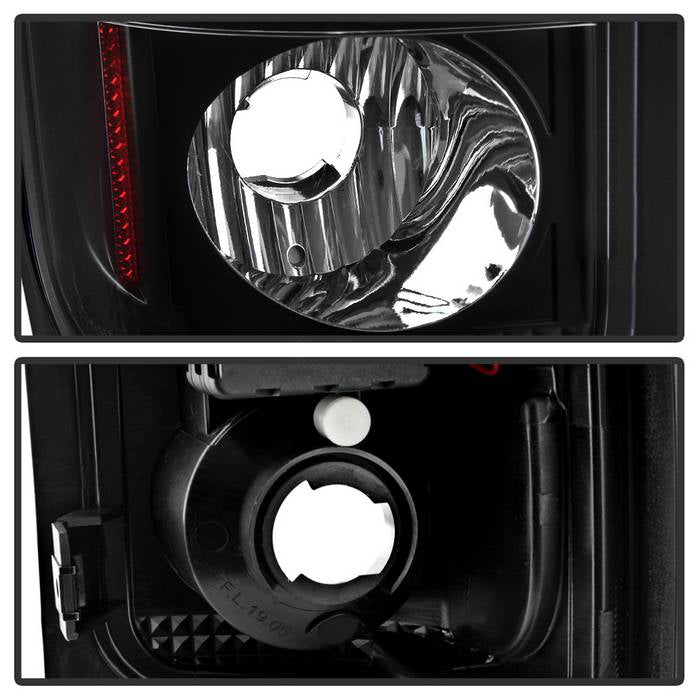 Spyder Dodge Ram 1500 94-01/Ram 2500/3500 94-02 LED Tail Lights Black ALT-YD-DRAM94-LED-BK 5002693