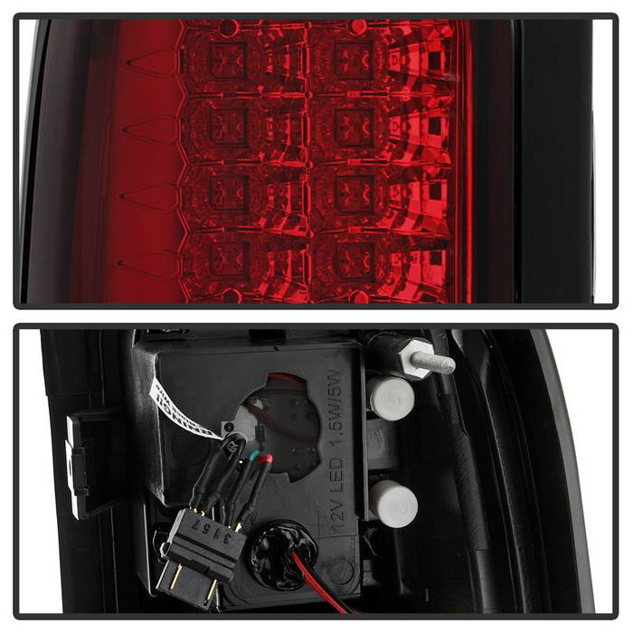 Spyder Dodge Ram 1500 94-01/Ram 2500/3500 94-02 LED Tail Lights Red Clear ALT-YD-DRAM94-LED-RC 5002716