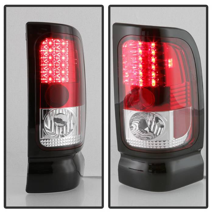Spyder Dodge Ram 1500 94-01/Ram 2500/3500 94-02 LED Tail Lights Red Clear ALT-YD-DRAM94-LED-RC 5002716