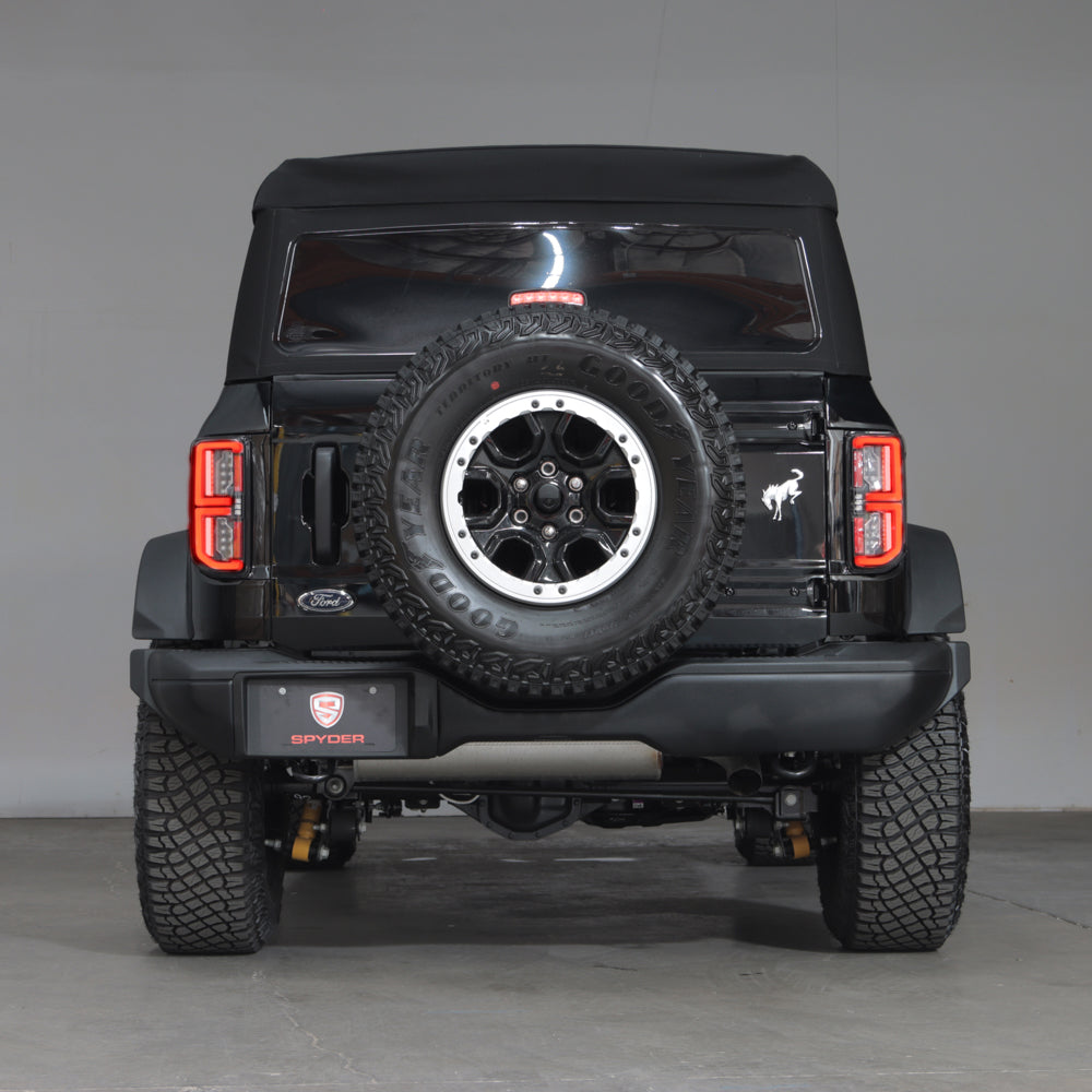 SPYDER 21-23 Ford Bronco (Factory LED Model Only) LED Tail Lights - Black (ALT-YD-FB21LED-LED-BK) 5088765