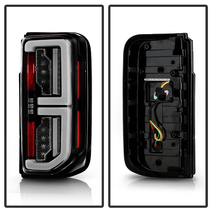 SPYDER 21-23 Ford Bronco (Factory LED Model Only) LED Tail Lights - Black (ALT-YD-FB21LED-LED-BK) 5088765