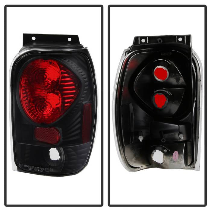 Spyder Ford Explorer 98-01 (Except 2001 Sport & Sport Trac) Euro Tail Lights Blk ALT-YD-FEXP98-BK 5003034