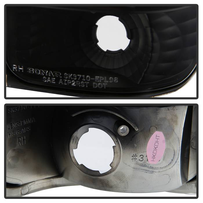 Spyder Ford Explorer 98-01 (Except 2001 Sport & Sport Trac) Euro Tail Lights Blk ALT-YD-FEXP98-BK 5003034