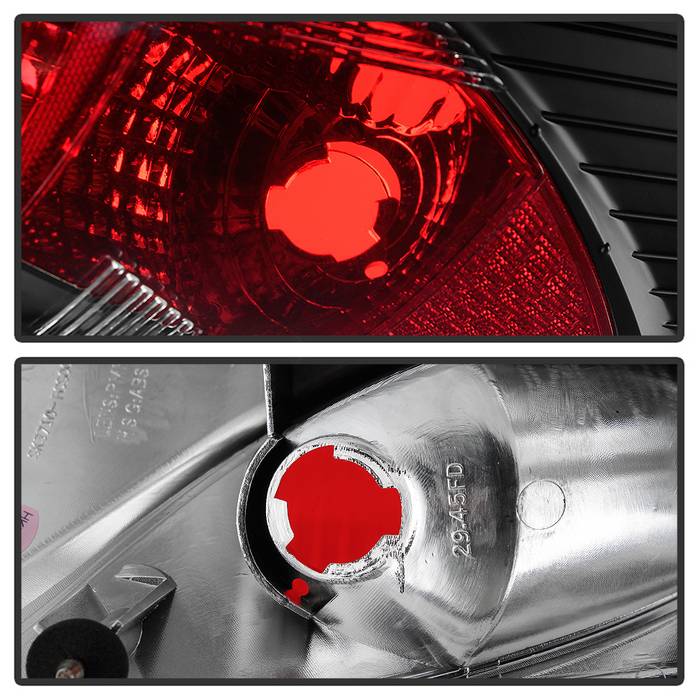 Spyder Ford Focus 00-04 3/5Dr Euro Style Tail Lights Black ALT-YD-FF00-5D-BK 5003119
