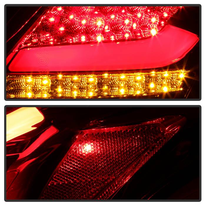 Spyder 12-14 Ford Focus 5DR LED Tail Lights - Red Clear (ALT-YD-FF12-LED-RC) 5085153