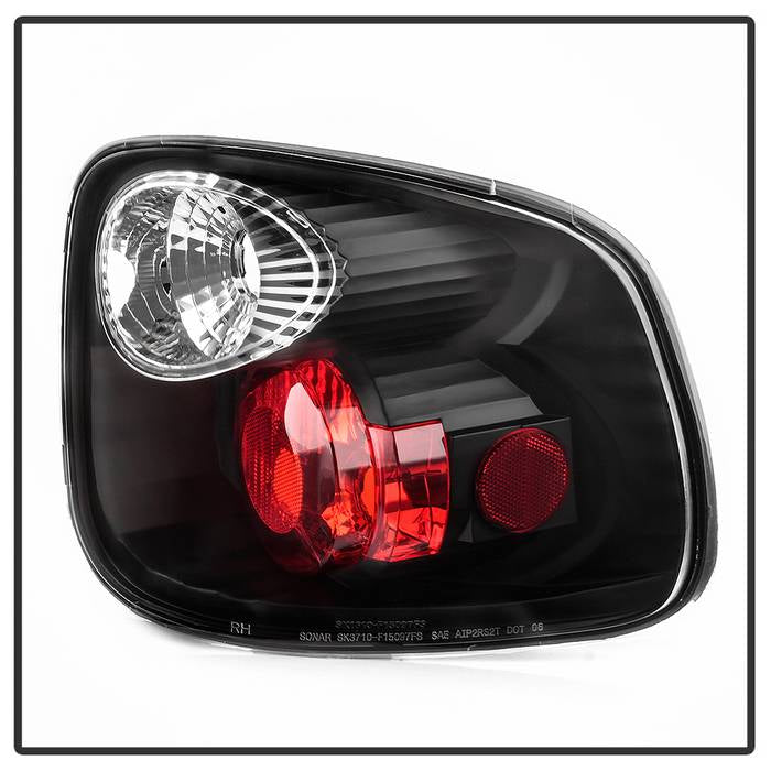 Spyder Ford F150 Flareside 01-03 (Not Fit Supercrew)Euro Style Tail Lights Black ALT-YD-FF15001FS-BK 5003157