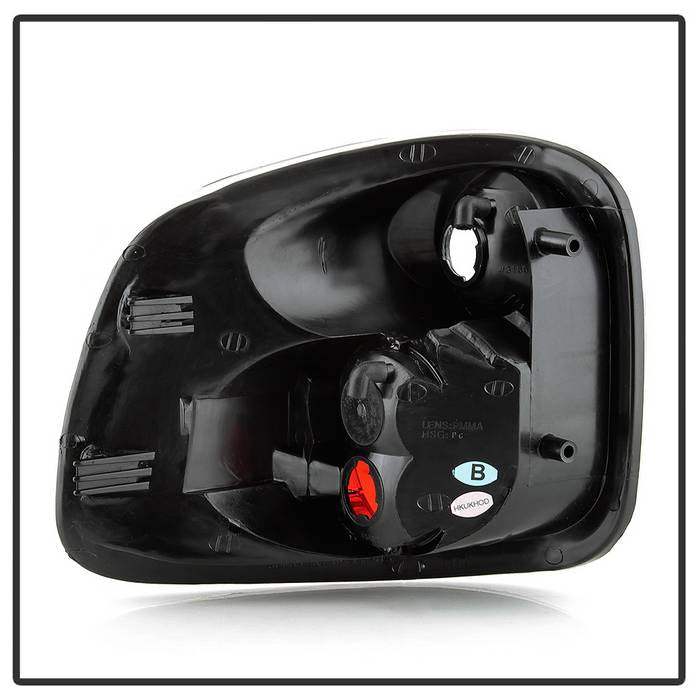 Spyder Ford F150 Flareside 01-03 (Not Fit Supercrew)Euro Style Tail Lights Black ALT-YD-FF15001FS-BK 5003157