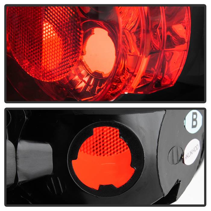 Spyder Ford F150 Flareside 01-03 (Not Fit Supercrew)Euro Style Tail Lights Black ALT-YD-FF15001FS-BK 5003157