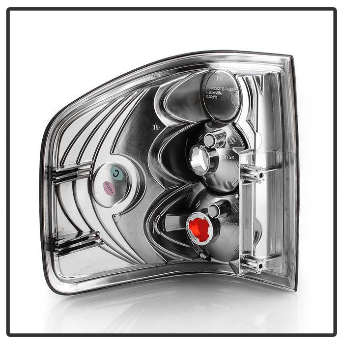 Spyder Ford F150 Flareside 04-08 Euro Style Tail Lights Black ALT-YD-FF15004FS-BK 5003225