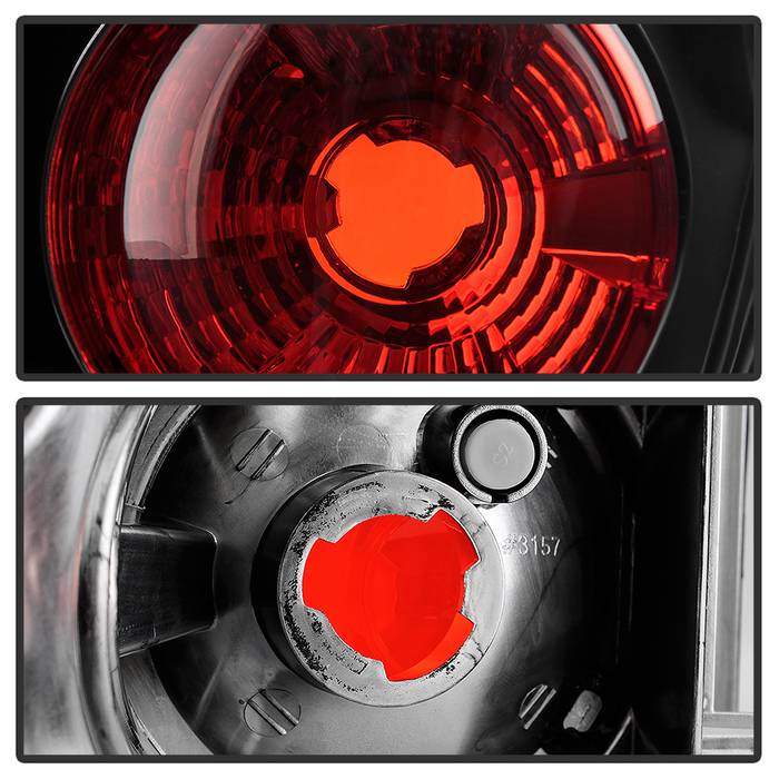 Spyder Ford F150 Flareside 04-08 Euro Style Tail Lights Black ALT-YD-FF15004FS-BK 5003225