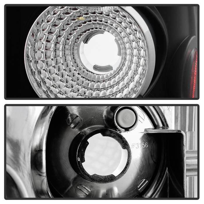 Spyder Ford F150 Flareside 04-08 Euro Style Tail Lights Black ALT-YD-FF15004FS-BK 5003225