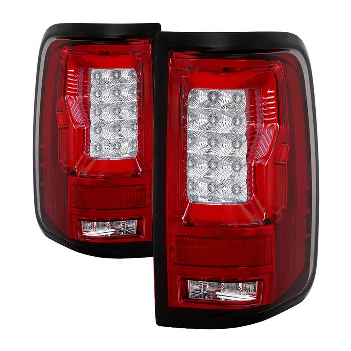 Spyder Ford F150 04-08 Styleside Tail Light V2 - LED - Red Clear ALT-YD-FF15004V2-LBLED-RC 5084194