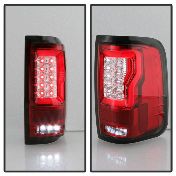 Spyder Ford F150 04-08 Styleside Tail Light V2 - LED - Red Clear ALT-YD-FF15004V2-LBLED-RC 5084194