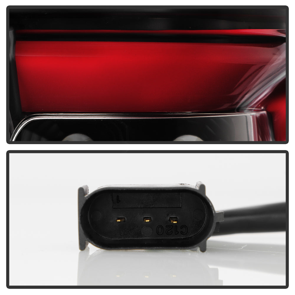 SPYDER 04-08 Ford F150 Styleside Version 2 LED Tail Lights - Black (ALT-YD-FF15004V2-RBLED-BK) 5089489