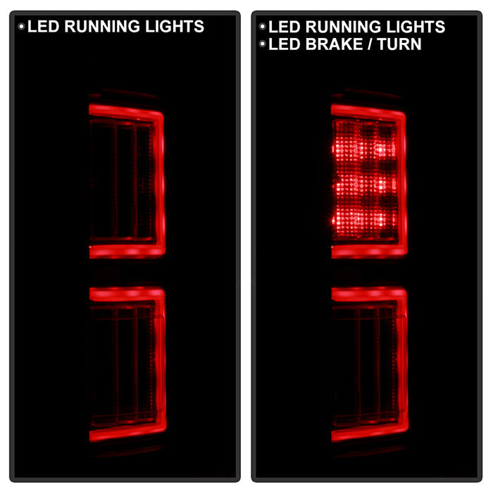 Spyder Ford F150 15-17 Light Bar LED Tail Lights (Not Compatible w/ Rear Blind Spot) - Black 5085948