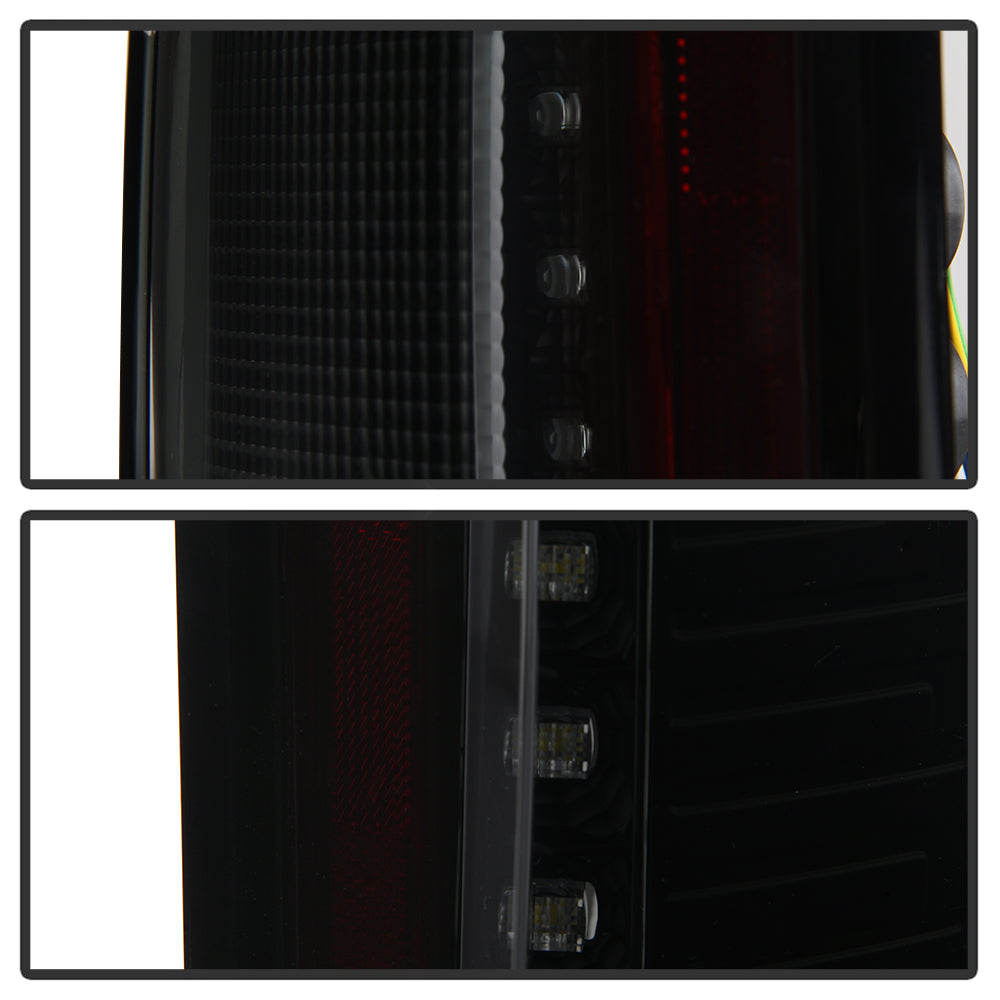 Spyder 15-18 Ford F-150 LED Tail Lights (w/Blind Spot) - Black Smoke (ALT-YD-FF15015BS-LBLED-BSM) 5085337
