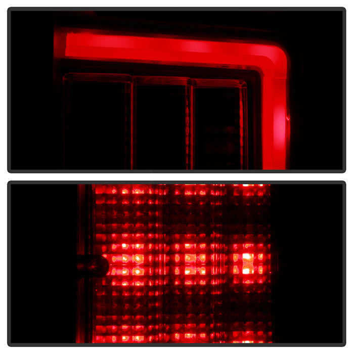 Spyder Ford F150 18-19 - Light Bar LED Tail Lights - All Black ALT-YD-FF15018-LED-BKV2 5085955