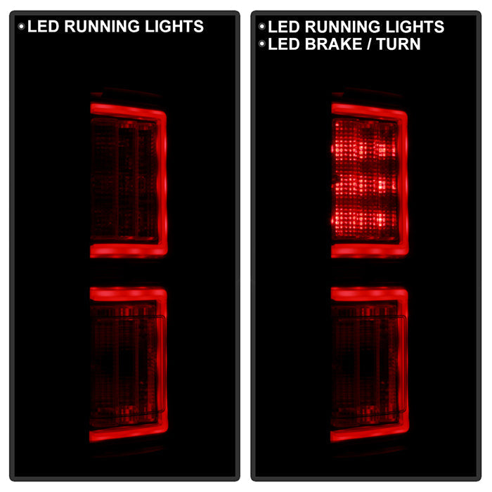 Spyder 18-19 Ford F-150 (w/o Blind Spot Sensor) LED Tail Lights - Blk Smk (ALT-YD-FF15018-LED-BSM) 5085672