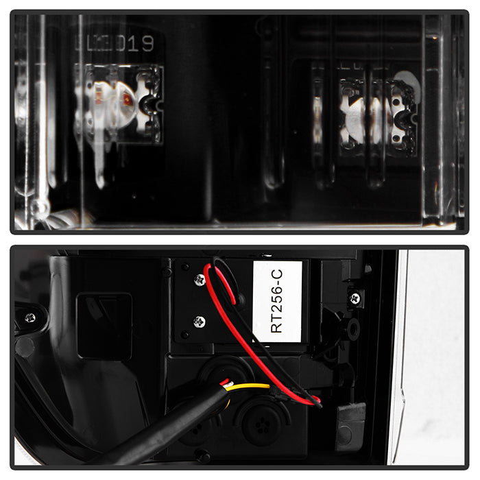 SPYDER 21-23 Ford F150 (Factory Halogent) Light Bar LED Tail Lights - Black (ALT-YD-FF15021HAL-BK) 5088772
