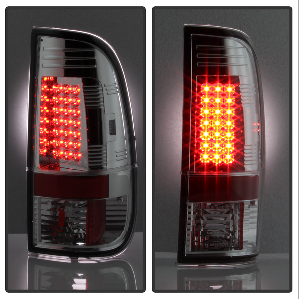 Spyder Ford F150 side 97-03/F250/350/450 Super Duty 99-07 LED Tail Lights Chrm ALT-YD-FF15097-LED-C 5003478