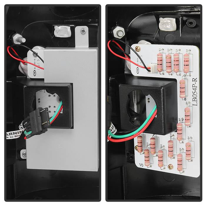 Spyder Ford F150 Styleside 97-03/F250 Version 2 LED Tail Lights Red Clear ALT-YD-FF15097-LED-G2-RC 5029140