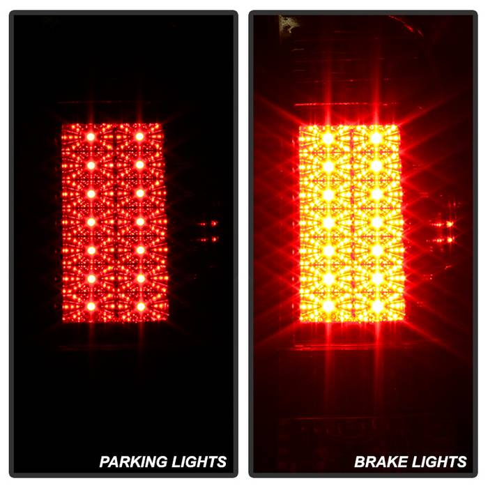 Spyder Ford F150 Styleside 97-03/F250 Version 2 LED Tail Lights Red Clear ALT-YD-FF15097-LED-G2-RC 5029140