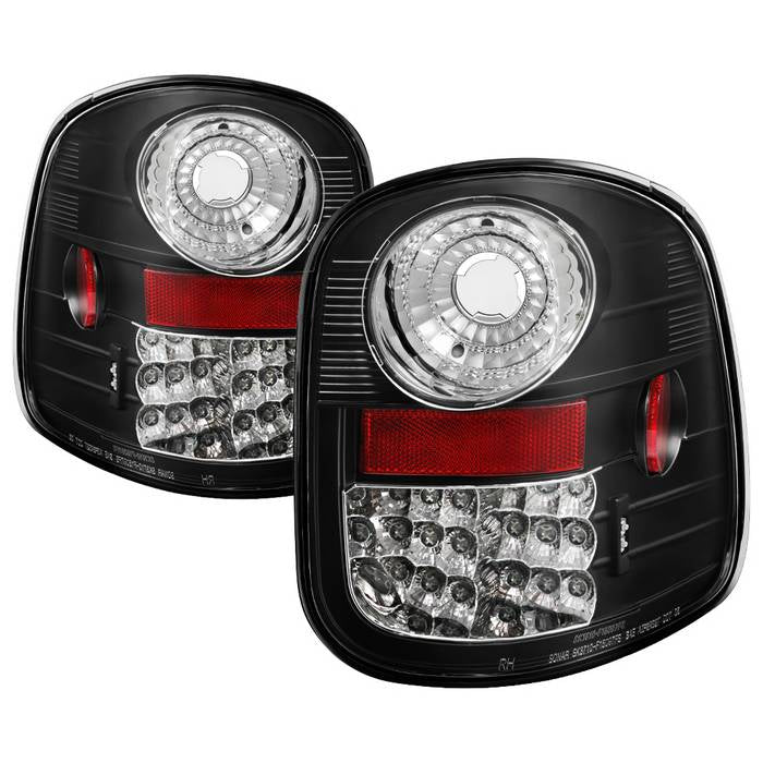 Spyder Ford F150 Flareside 97-03 LED Tail Lights Black ALT-YD-FF15097FS-LED-BK 5003409