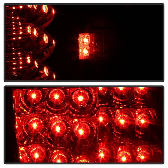 Spyder Ford F150 Flareside 97-03 LED Tail Lights Black ALT-YD-FF15097FS-LED-BK 5003409