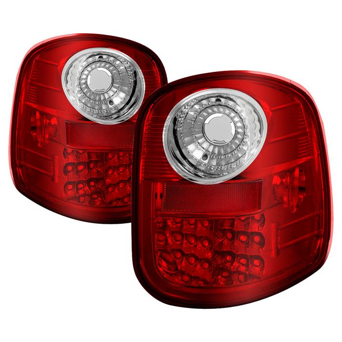 Spyder Ford F150 Flareside 97-03 LED Tail Lights Red Clear ALT-YD-FF15097FS-LED-RC 5003423