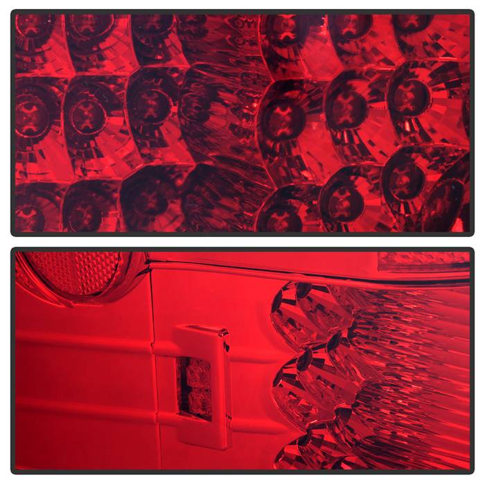 Spyder Ford F150 Flareside 97-03 LED Tail Lights Red Clear ALT-YD-FF15097FS-LED-RC 5003423