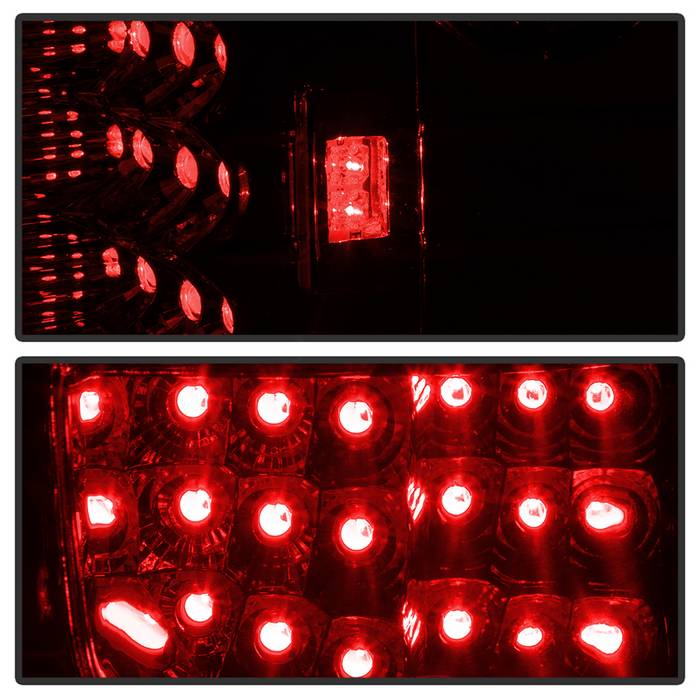 Spyder Ford F150 Flareside 97-03 LED Tail Lights Red Clear ALT-YD-FF15097FS-LED-RC 5003423