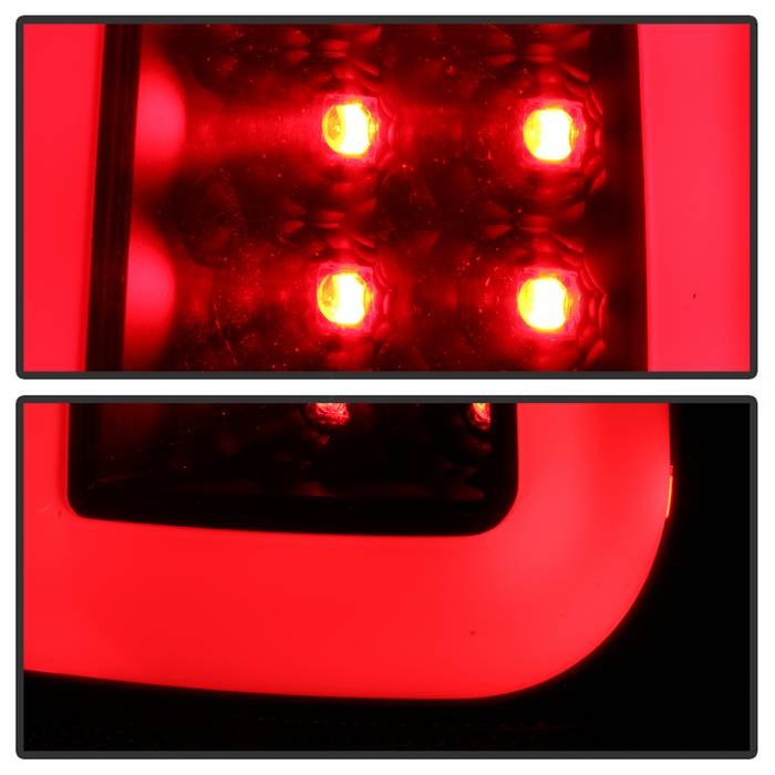 Spyder 97-03 Ford F150 Stylsd. F250/350 V3 Light Bar LED Tail Lights - Blk ALT-YD-FF15097V3-LBLED-BK 5084231