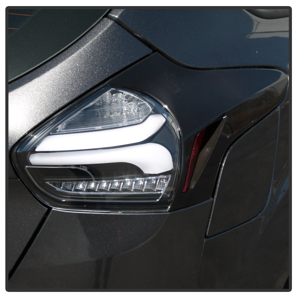 Spyder 15-17 Ford Focus Hatchback LED Tail Lights w/Indicator/Reverse - Black (ALT-YD-FF155D-LED-BK) 5085719