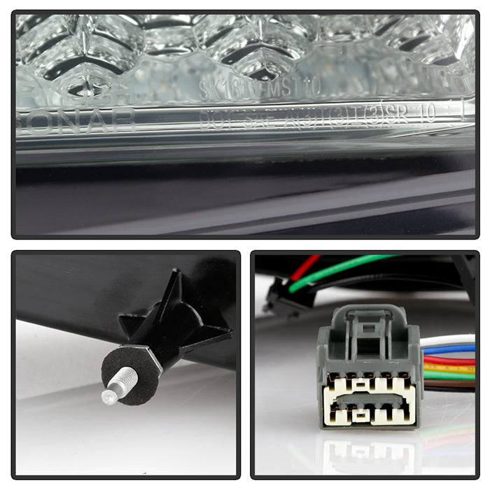 Spyder 10-12 Ford Mustang - Light Bar Seq. Turn Signal LED Tail Lights - Black - ALT-YD-FM10-LED-BK 5085108