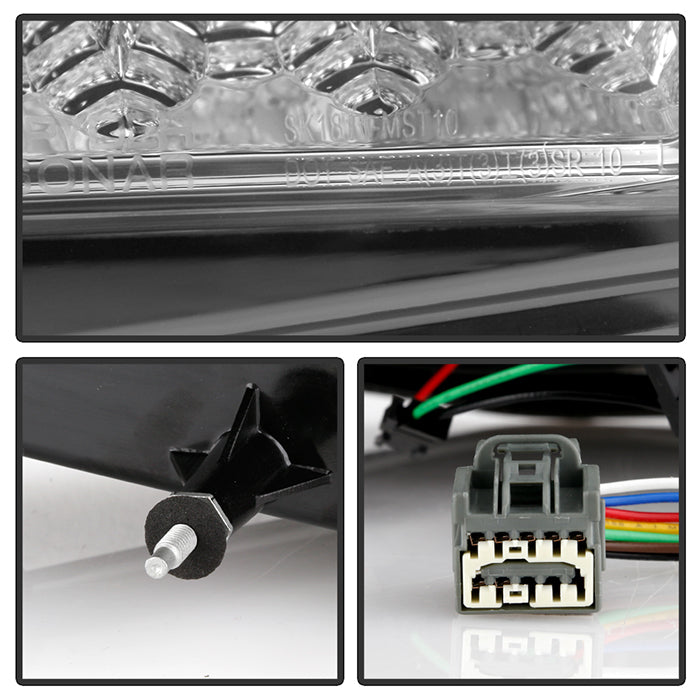 Spyder 10-12 Ford Mustang Red Light Bar LED Sequential Tail Lights - Blk ALT-YD-FM10-RBLED-BK 5085092